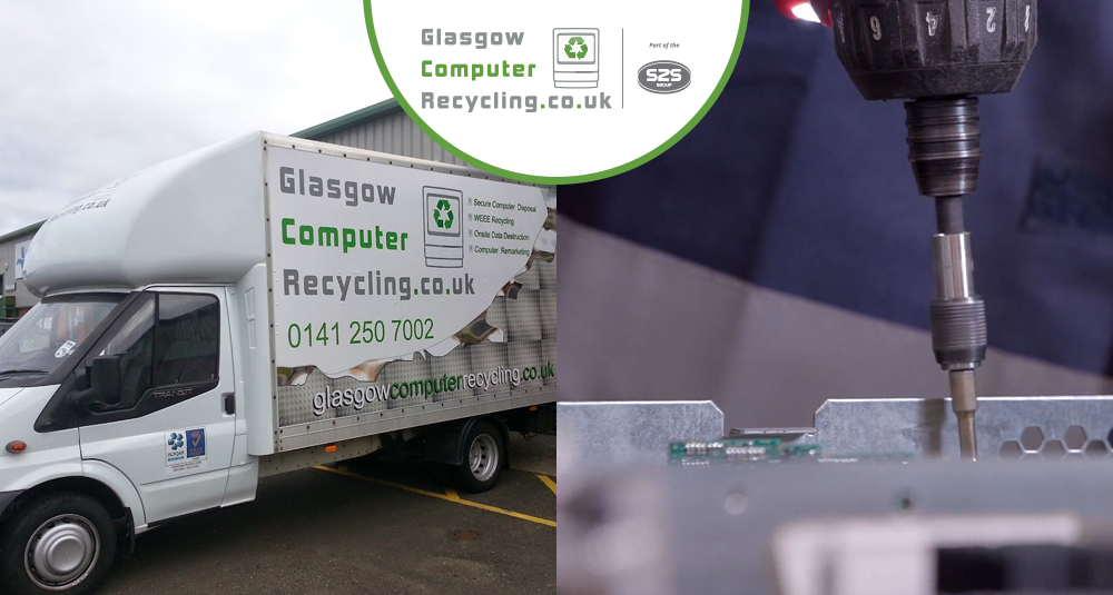 Glasgow Computer Recycling Truck and Proper Disposal of IT.