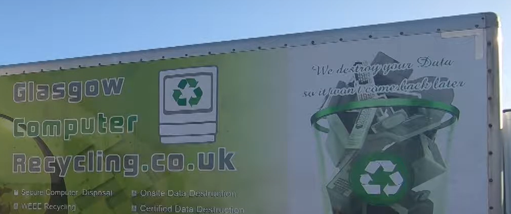 Glasgow Computer Recycling Truck